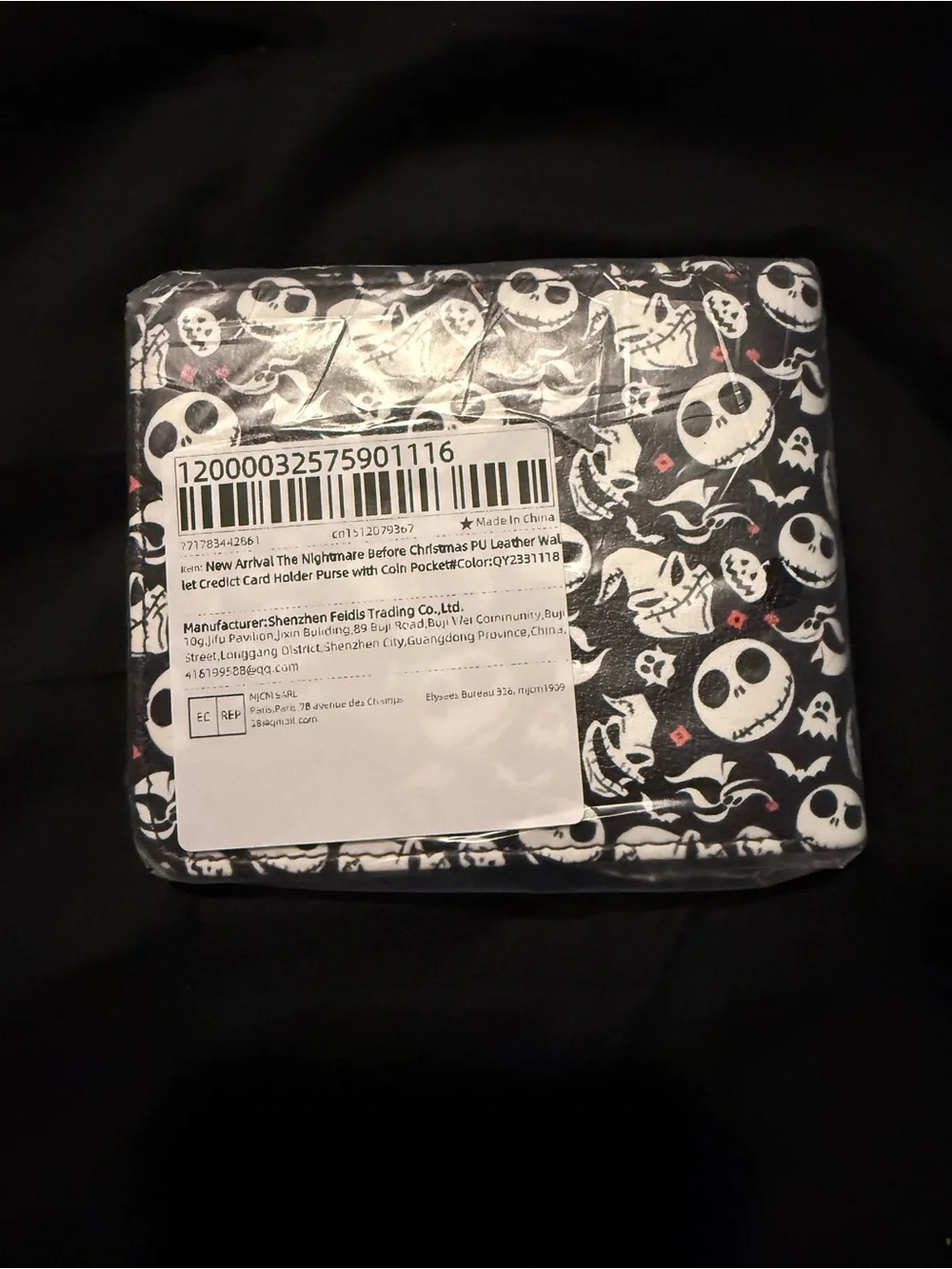 Nightmare Before Christmas Wallet